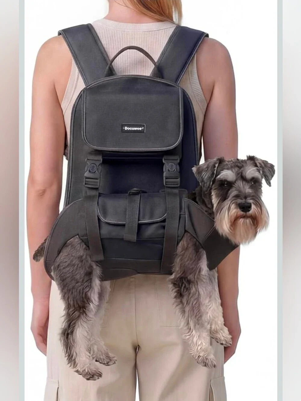 Dog Backpack, 3 Use Ways Spine-Friendly Dog Carriers for Small Medium Dogs, Legs